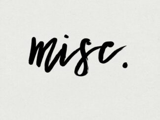 Miscellaneous